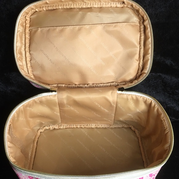 Pink floral travel make up/toiletry bag 🌸 - Picture 5 of 10